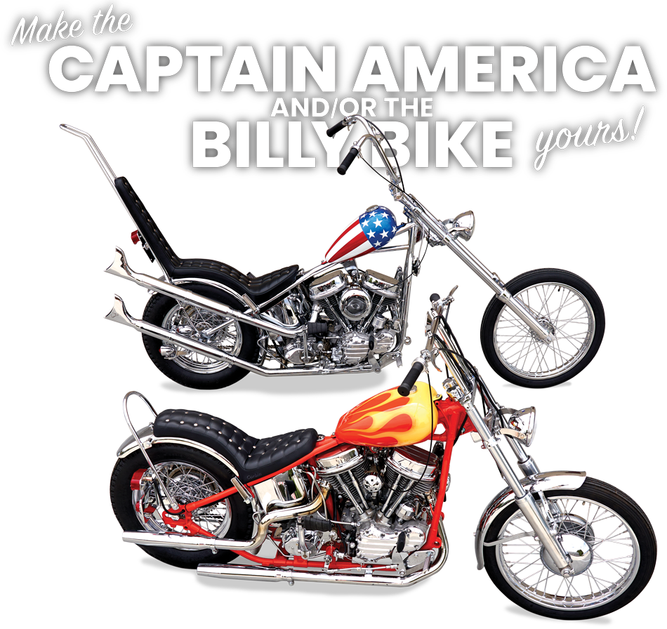 Captain America and Billy Bike